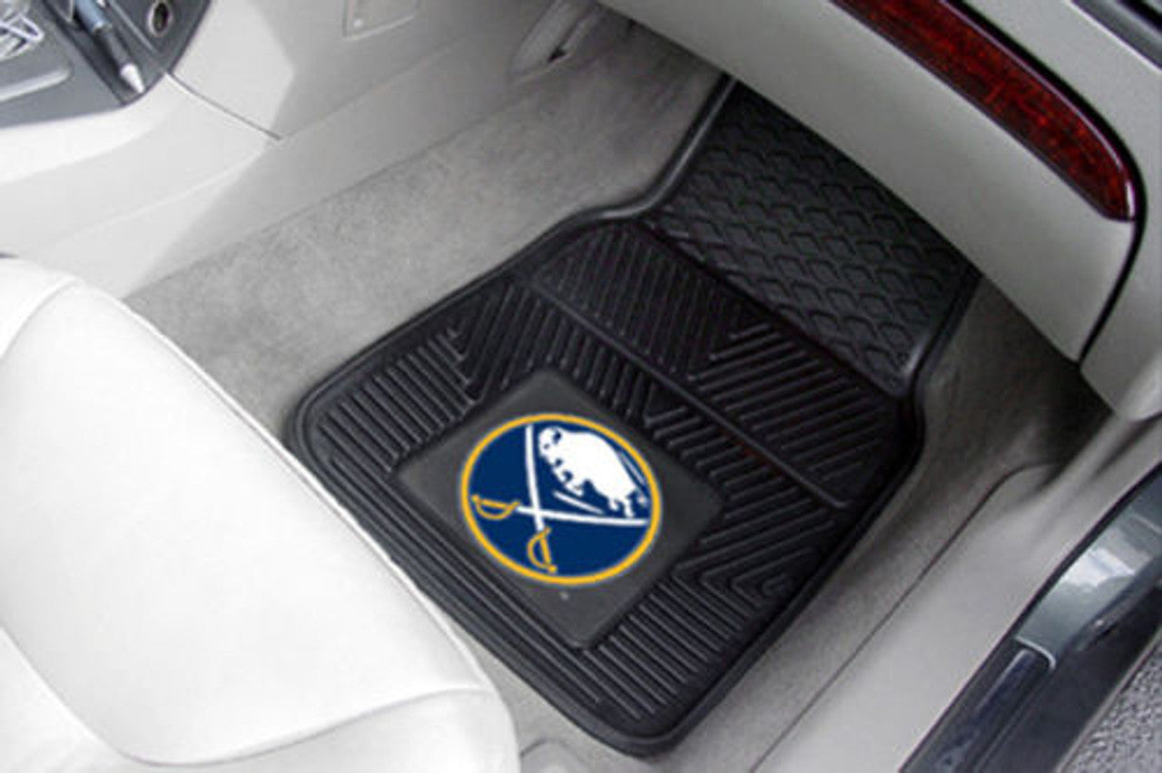 Buffalo Sabres Heavy Duty 2-Piece Vinyl Car Mats - Special Order - Sports Collectibles, Sports Memorabilia, Sports Fan Shop, Sports Gifts