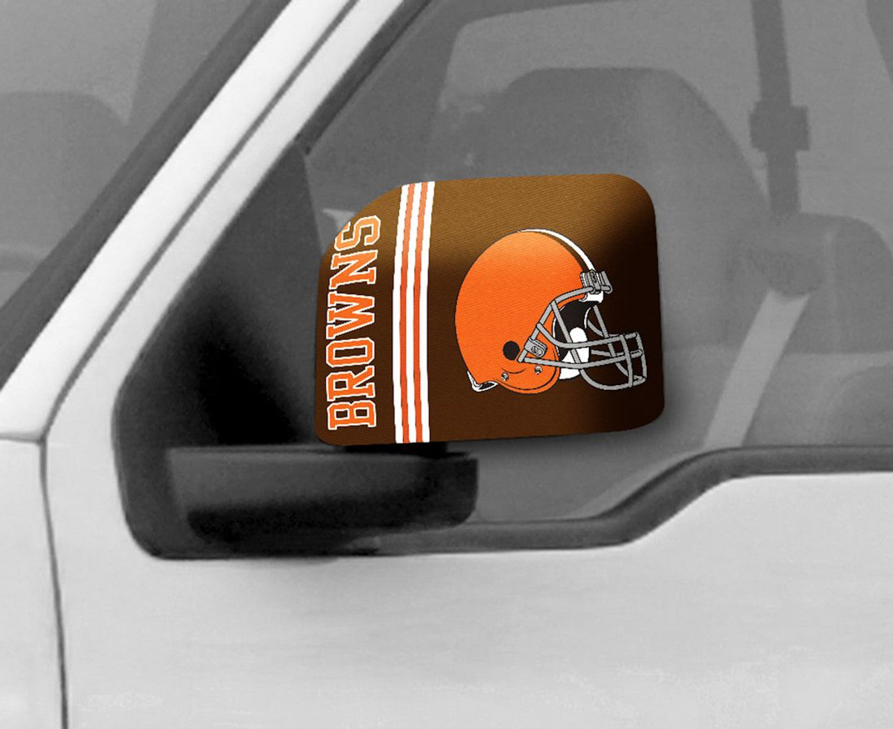 Cleveland Browns Mirror Cover Large CO - Sports Collectibles, Sports Memorabilia, Sports Fan Shop, Sports Gifts