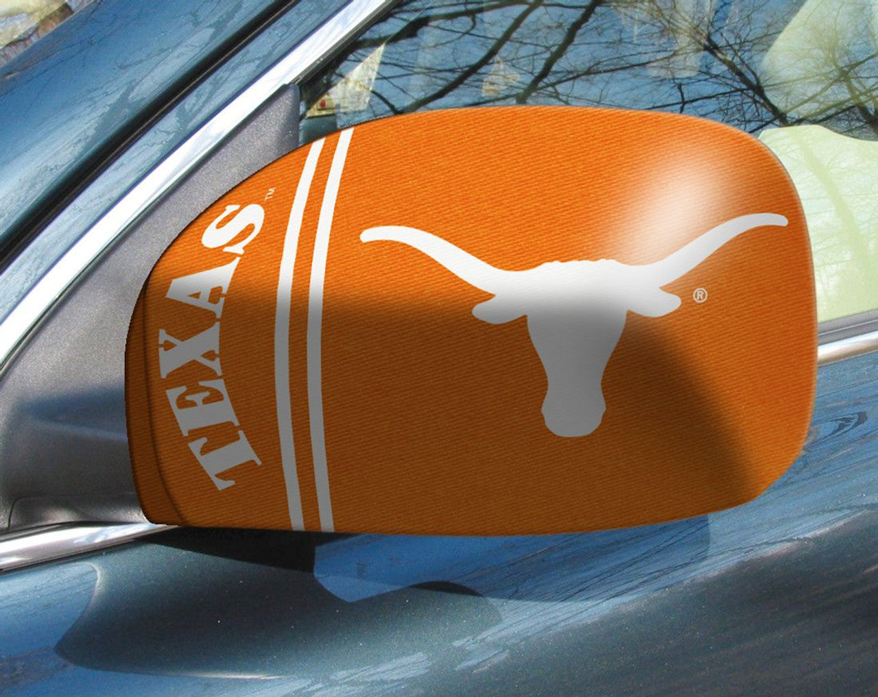 Texas Longhorns Mirror Cover Small CO - Sports Collectibles, Sports Memorabilia, Sports Fan Shop, Sports Gifts