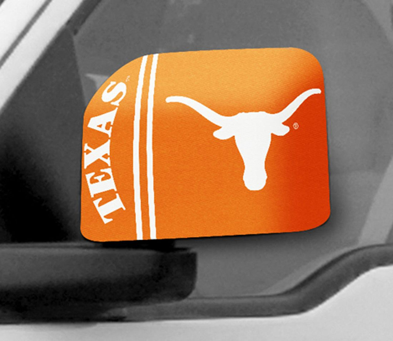 Texas Longhorns Mirror Cover Large CO - Sports Collectibles, Sports Memorabilia, Sports Fan Shop, Sports Gifts