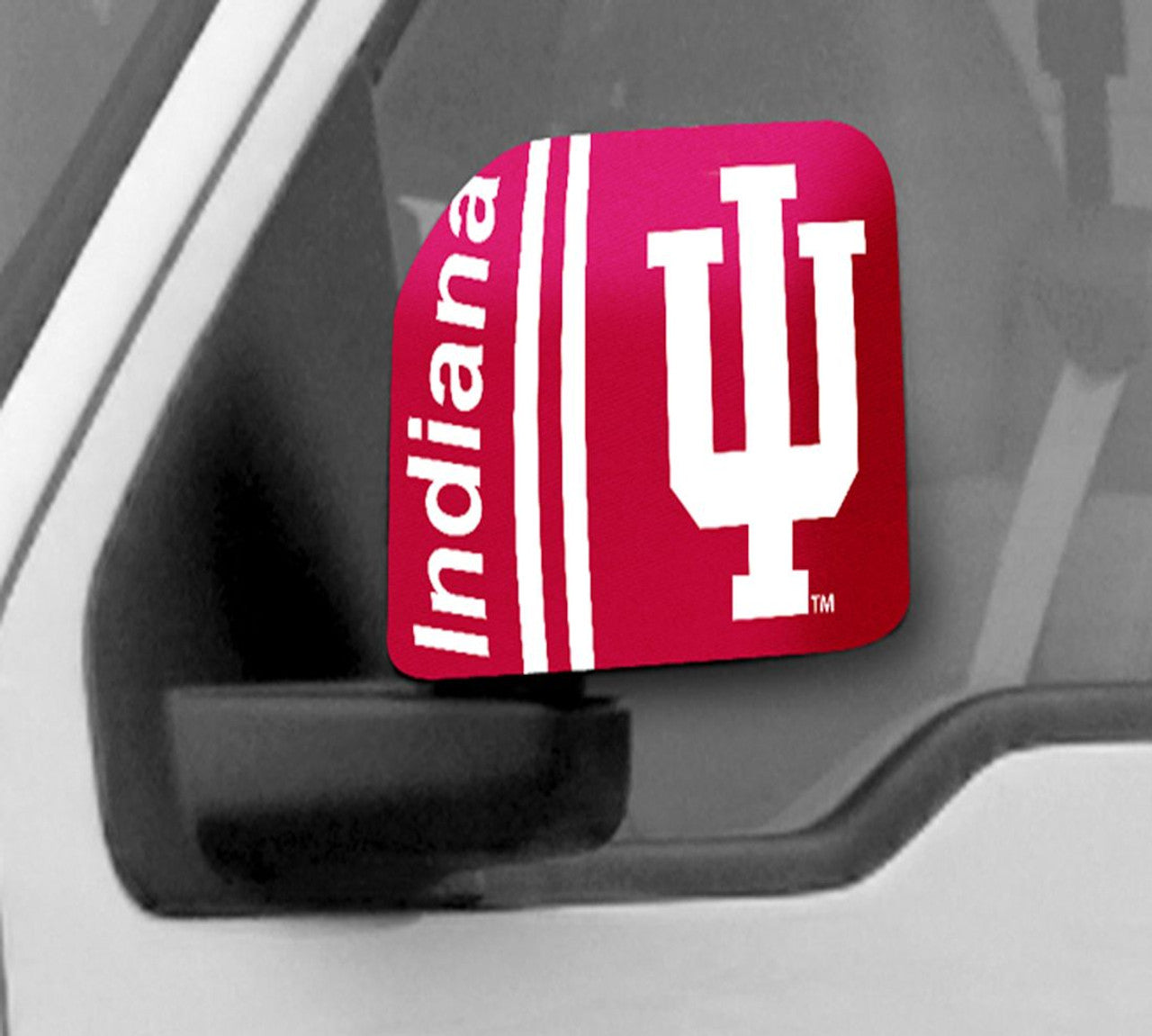 Indiana Hoosiers Mirror Cover Large CO - Sports Collectibles, Sports Memorabilia, Sports Fan Shop, Sports Gifts