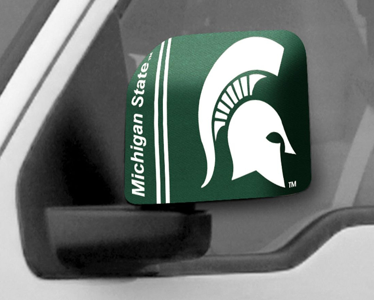 Michigan State Spartans Mirror Cover Large CO - Sports Collectibles, Sports Memorabilia, Sports Fan Shop, Sports Gifts