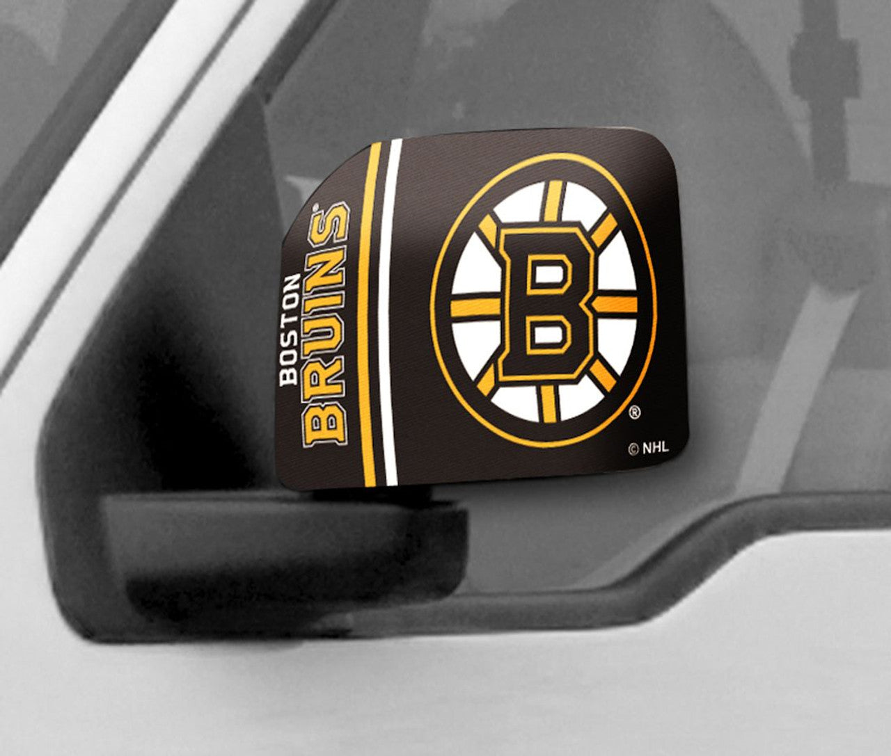 Boston Bruins Mirror Cover Large CO - Sports Collectibles, Sports Memorabilia, Sports Fan Shop, Sports Gifts
