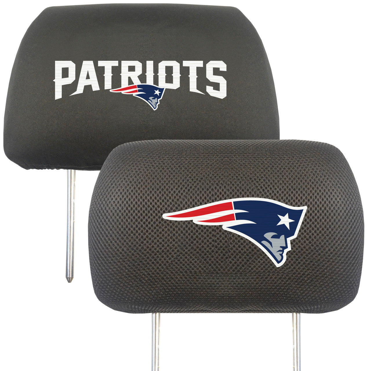New England Patriots Headrest Covers FanMats - Sports Collectibles, Sports Memorabilia, Sports Fan Shop, Sports Gifts