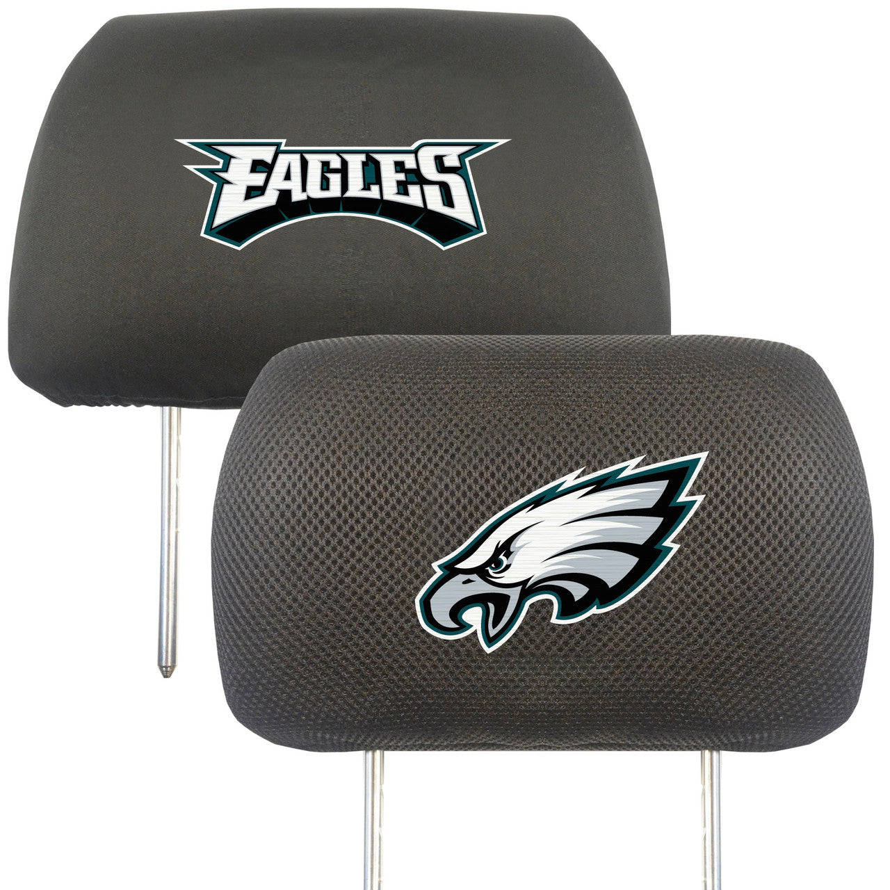 Philadelphia Eagles Headrest Covers FanMats - Sports Collectibles, Sports Memorabilia, Sports Fan Shop, Sports Gifts