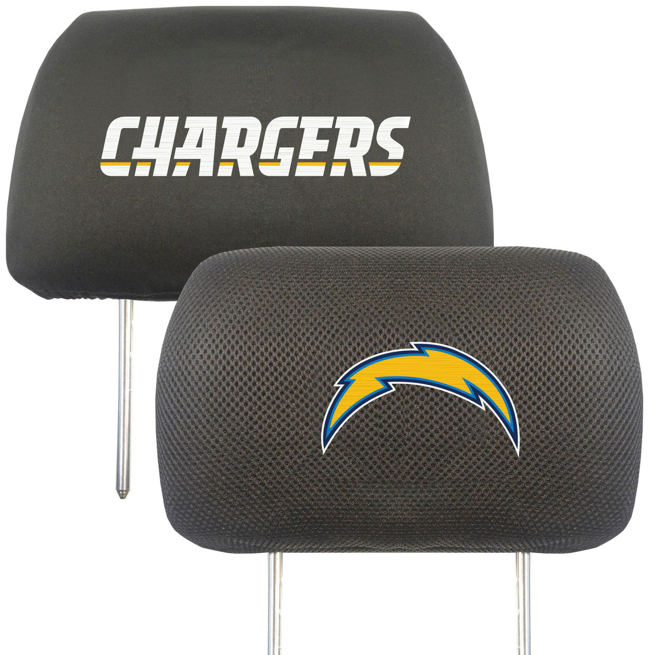 Los Angeles Chargers Headrest Covers FanMats - Sports Collectibles, Sports Memorabilia, Sports Fan Shop, Sports Gifts
