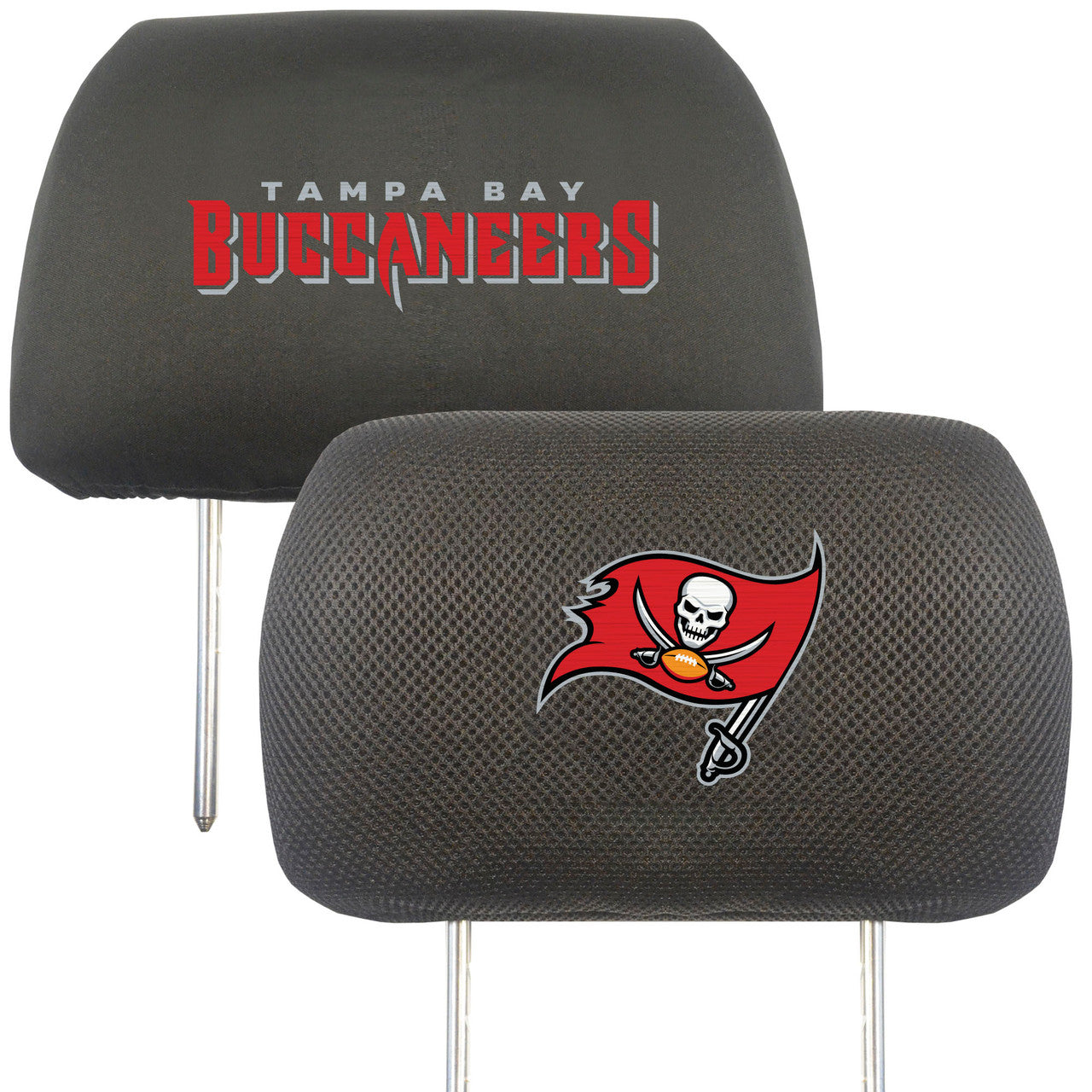 Tampa Bay Buccaneers Headrest Covers FanMats - Sports Collectibles, Sports Memorabilia, Sports Fan Shop, Sports Gifts