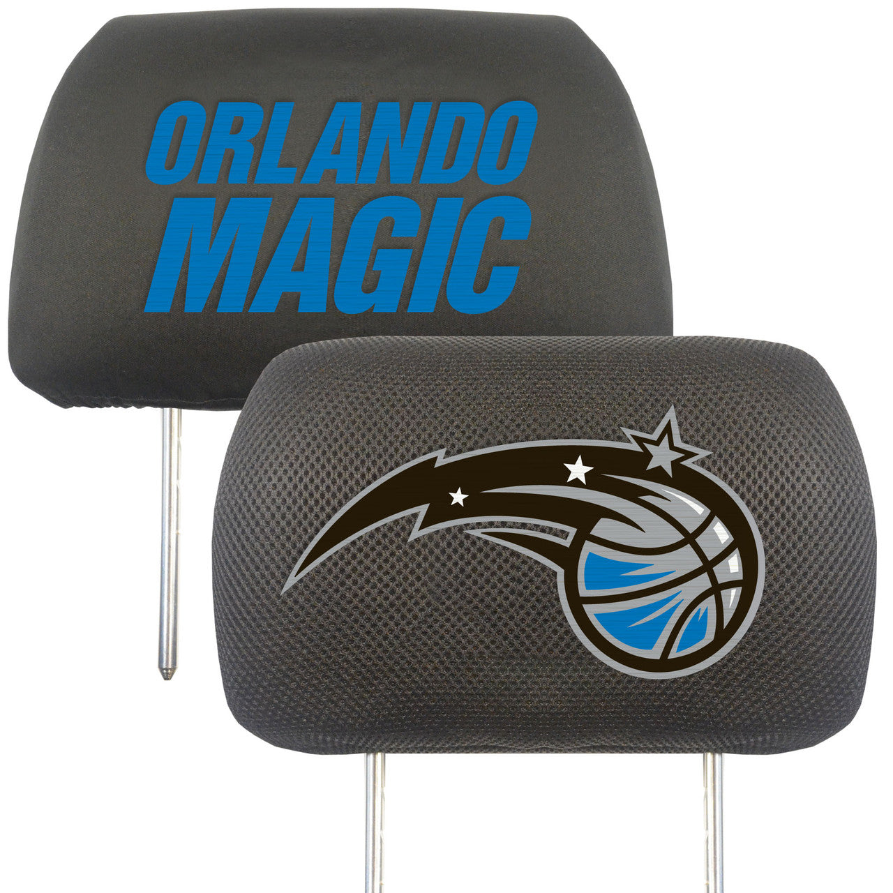 Orlando Magic Headrest Covers FanMats Special Order - Sports Collectibles, Sports Memorabilia, Sports Fan Shop, Sports Gifts