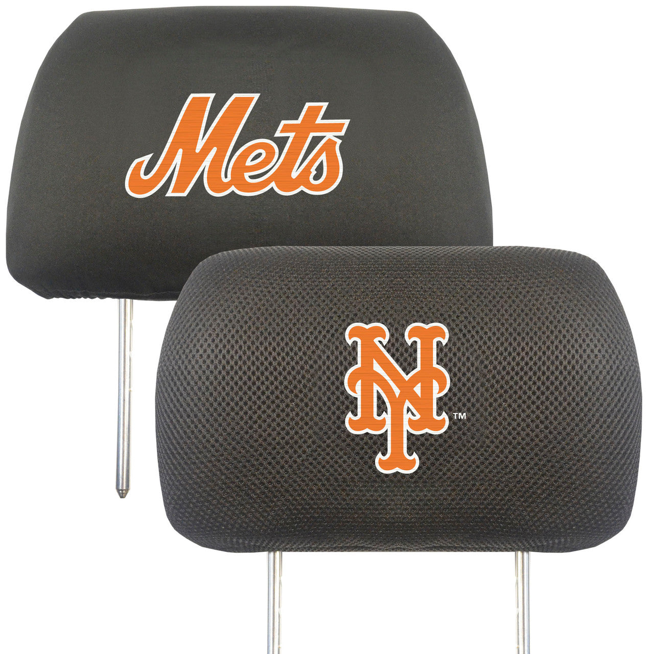 New York Mets Headrest Covers FanMats - Sports Collectibles, Sports Memorabilia, Sports Fan Shop, Sports Gifts