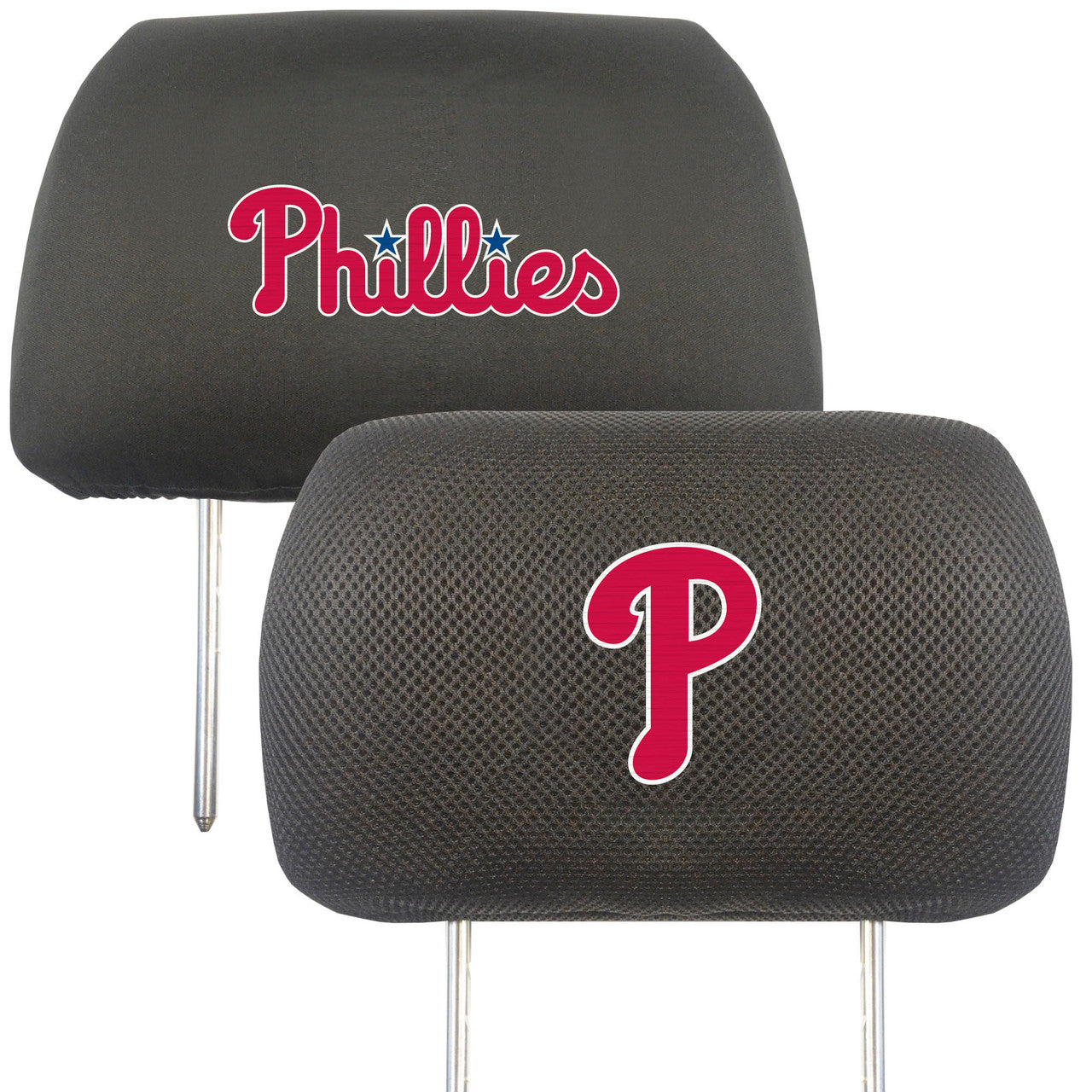 Philadelphia Phillies Headrest Covers FanMats - Sports Collectibles, Sports Memorabilia, Sports Fan Shop, Sports Gifts