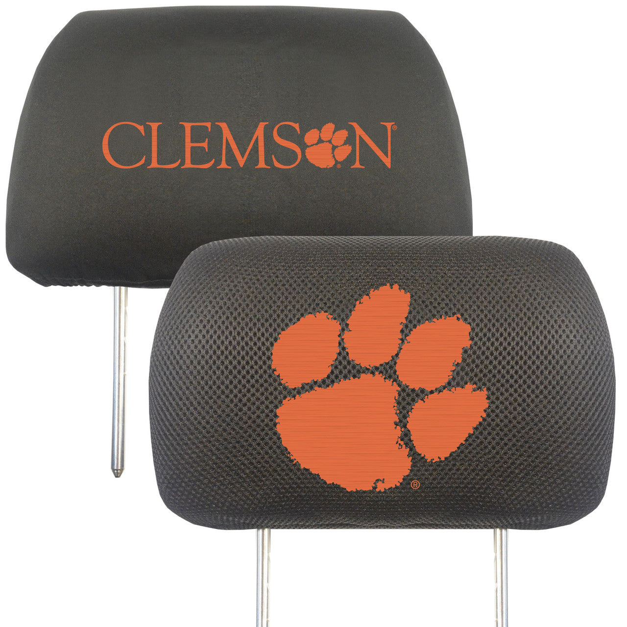 Clemson Tigers Headrest Covers FanMats - Sports Collectibles, Sports Memorabilia, Sports Fan Shop, Sports Gifts