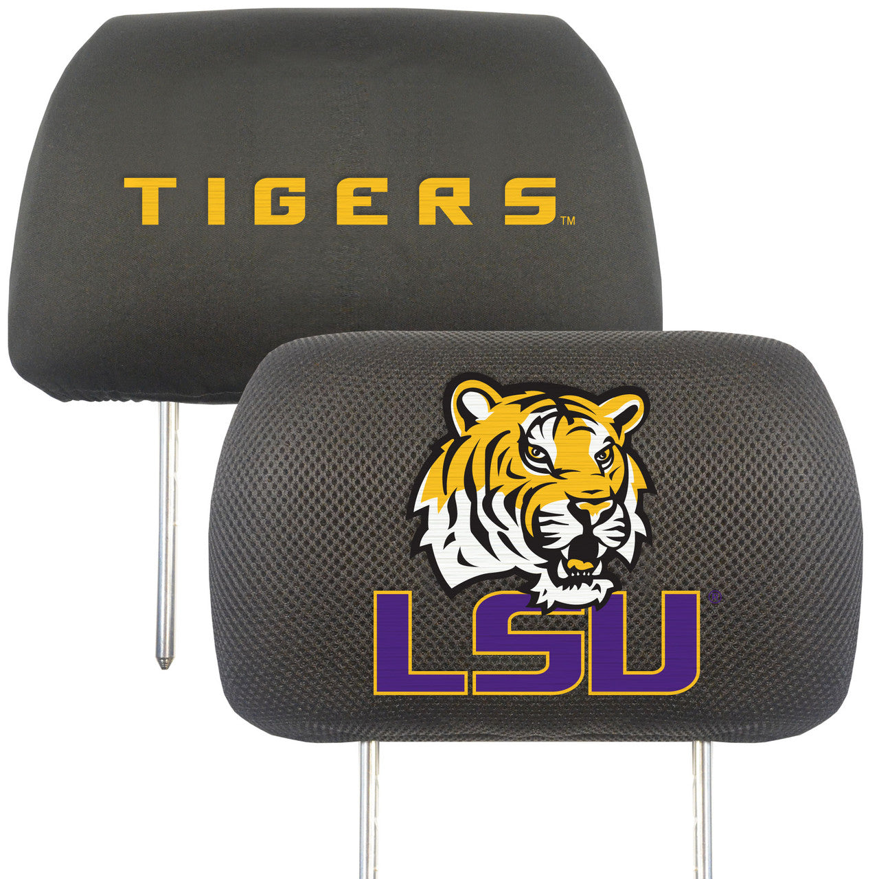 LSU Tigers Headrest Covers FanMats - Sports Collectibles, Sports Memorabilia, Sports Fan Shop, Sports Gifts