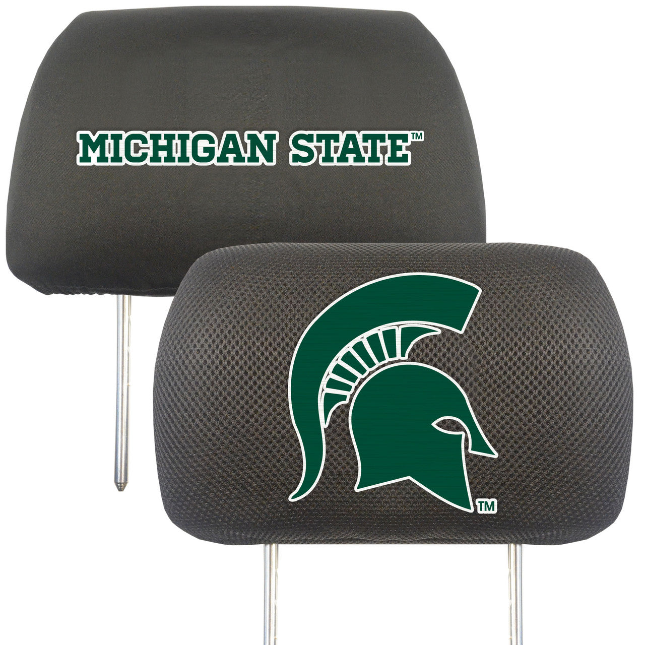 Michigan State Spartans Headrest Covers FanMats - Sports Collectibles, Sports Memorabilia, Sports Fan Shop, Sports Gifts