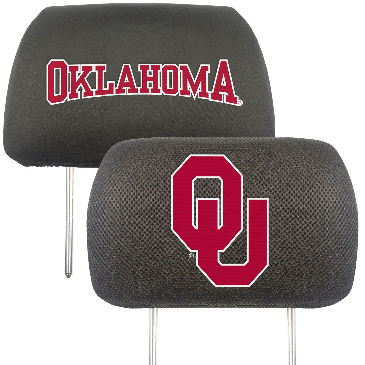 Oklahoma Sooners Headrest Covers FanMats - Sports Collectibles, Sports Memorabilia, Sports Fan Shop, Sports Gifts
