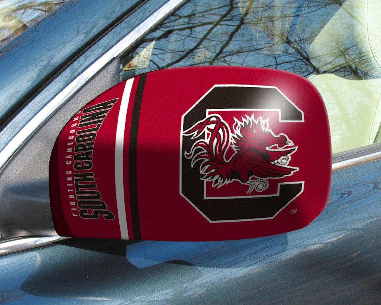 South Carolina Gamecocks Mirror Cover Small CO - Sports Collectibles, Sports Memorabilia, Sports Fan Shop, Sports Gifts