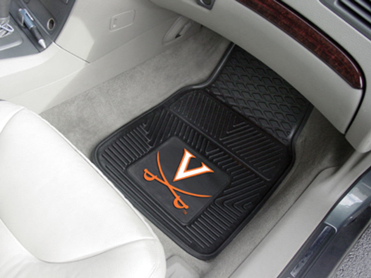Virginia Cavaliers Car Mats Heavy Duty 2 Piece Vinyl - Special Order - Sports Collectibles, Sports Memorabilia, Sports Fan Shop, Sports Gifts