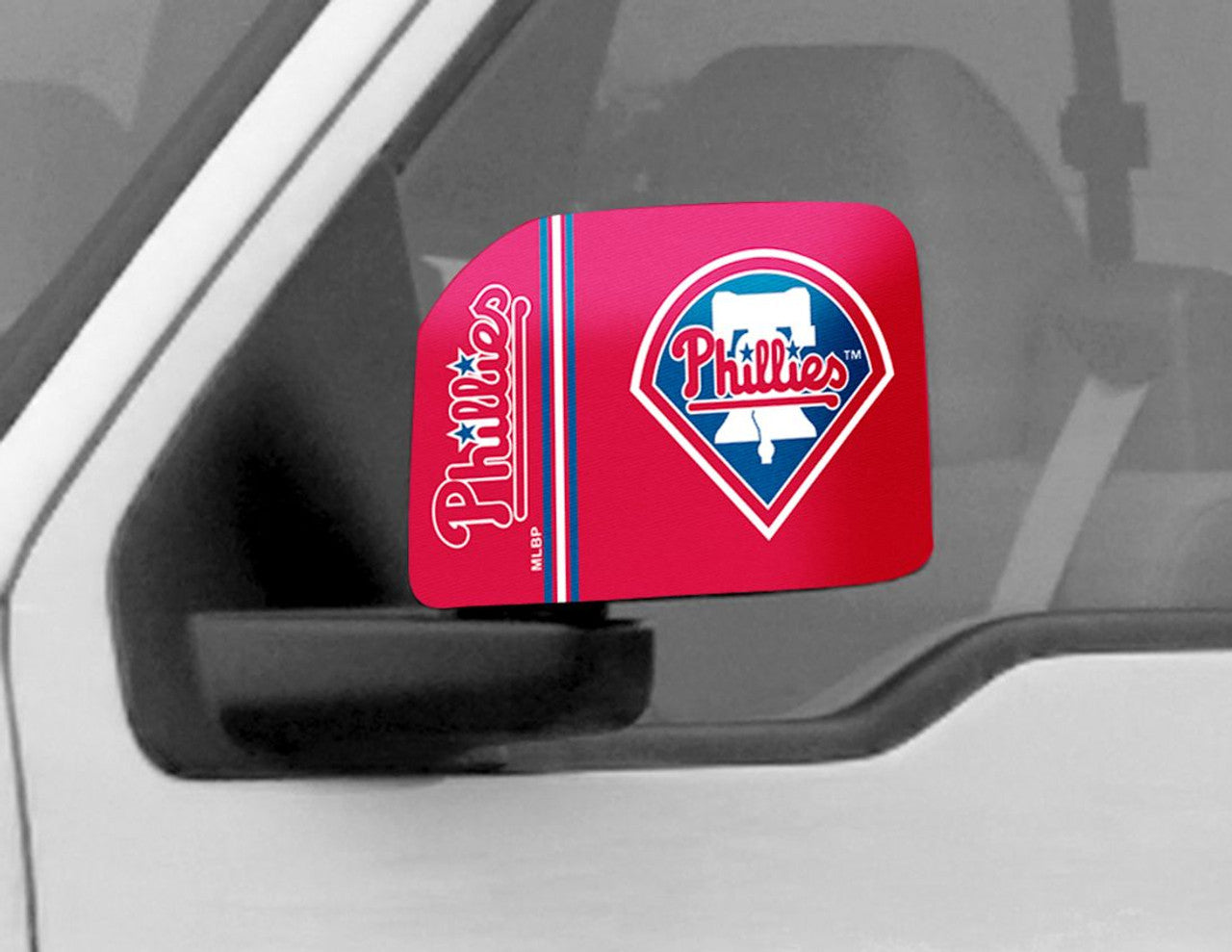 Philadelphia Phillies Mirror Cover Large CO - Sports Collectibles, Sports Memorabilia, Sports Fan Shop, Sports Gifts