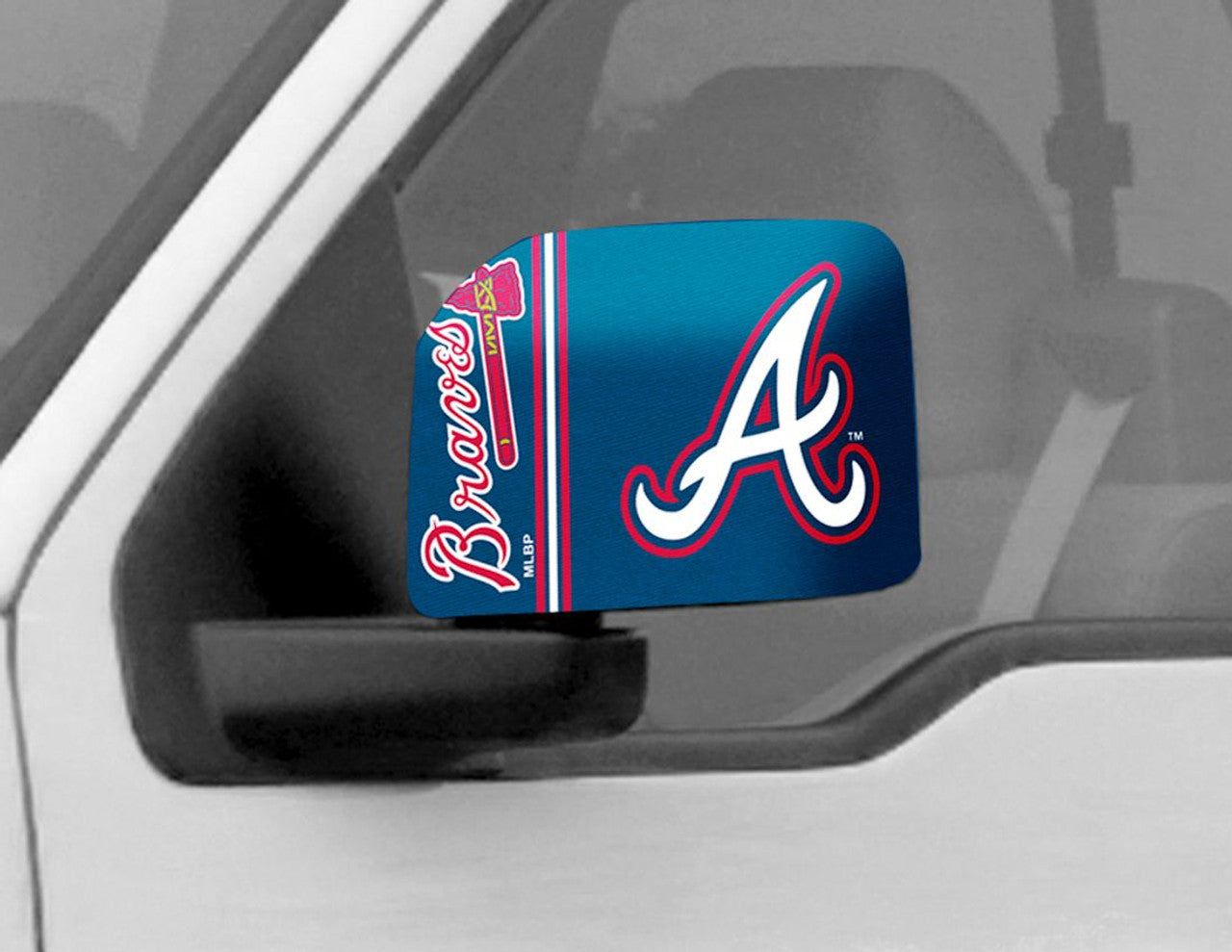 Atlanta Braves Mirror Cover Large CO - Sports Collectibles, Sports Memorabilia, Sports Fan Shop, Sports Gifts