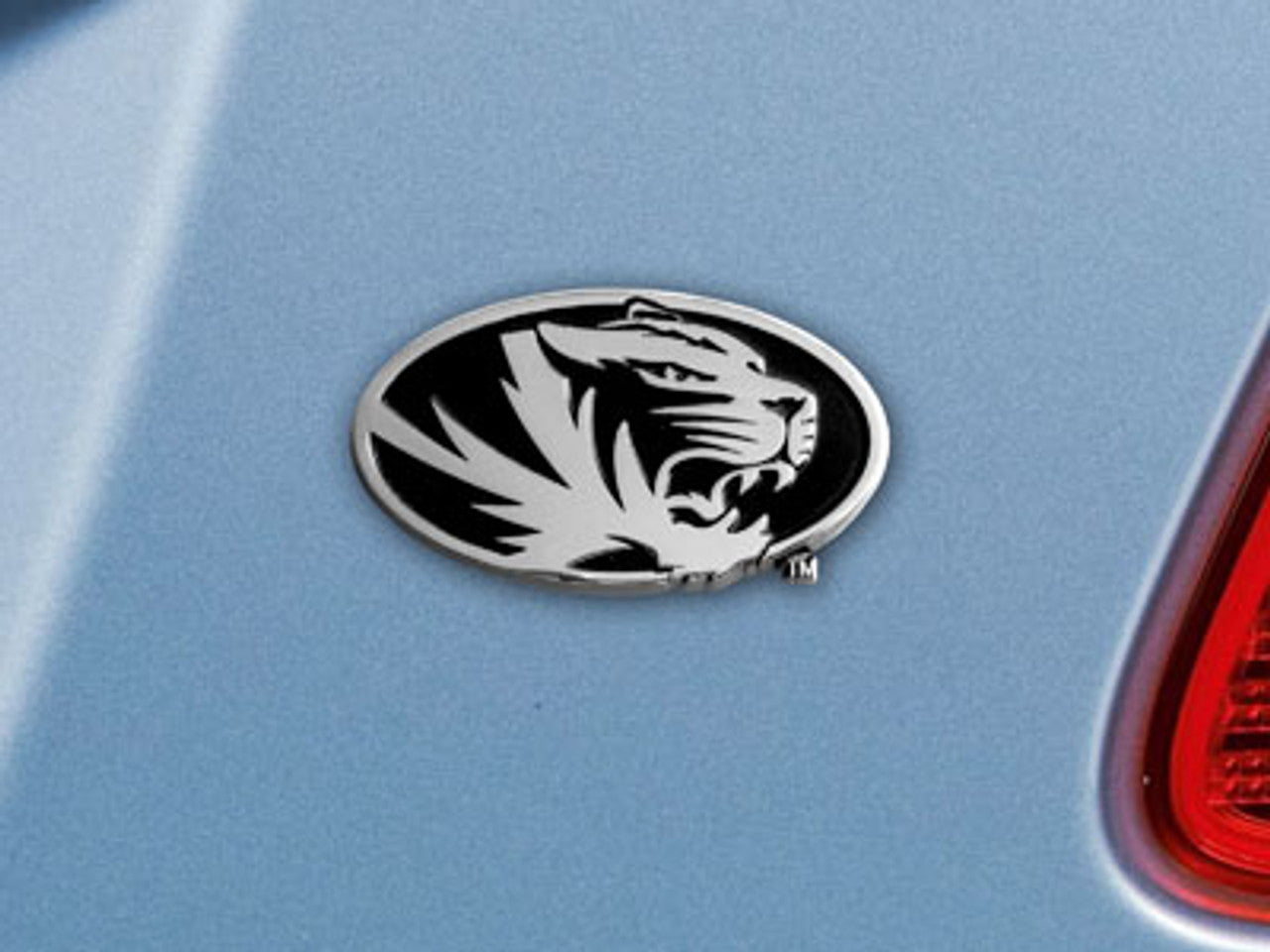 Missouri Tigers Auto Emblem Premium Metal Chrome - Sports Collectibles, Sports Memorabilia, Sports Fan Shop, Sports Gifts
