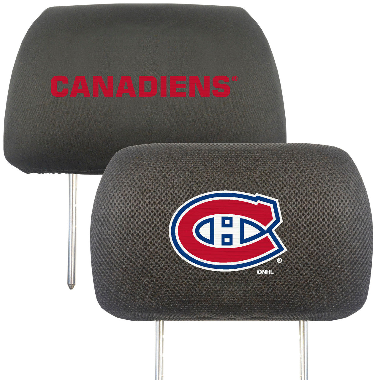 Montreal Canadiens Headrest Covers FanMats Special Order - Sports Collectibles, Sports Memorabilia, Sports Fan Shop, Sports Gifts