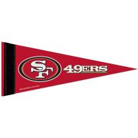San Francisco 49ers Mini Pennant, carded 4" x 10" - Sports Collectibles, Sports Memorabilia, Sports Fan Shop, Sports Gifts