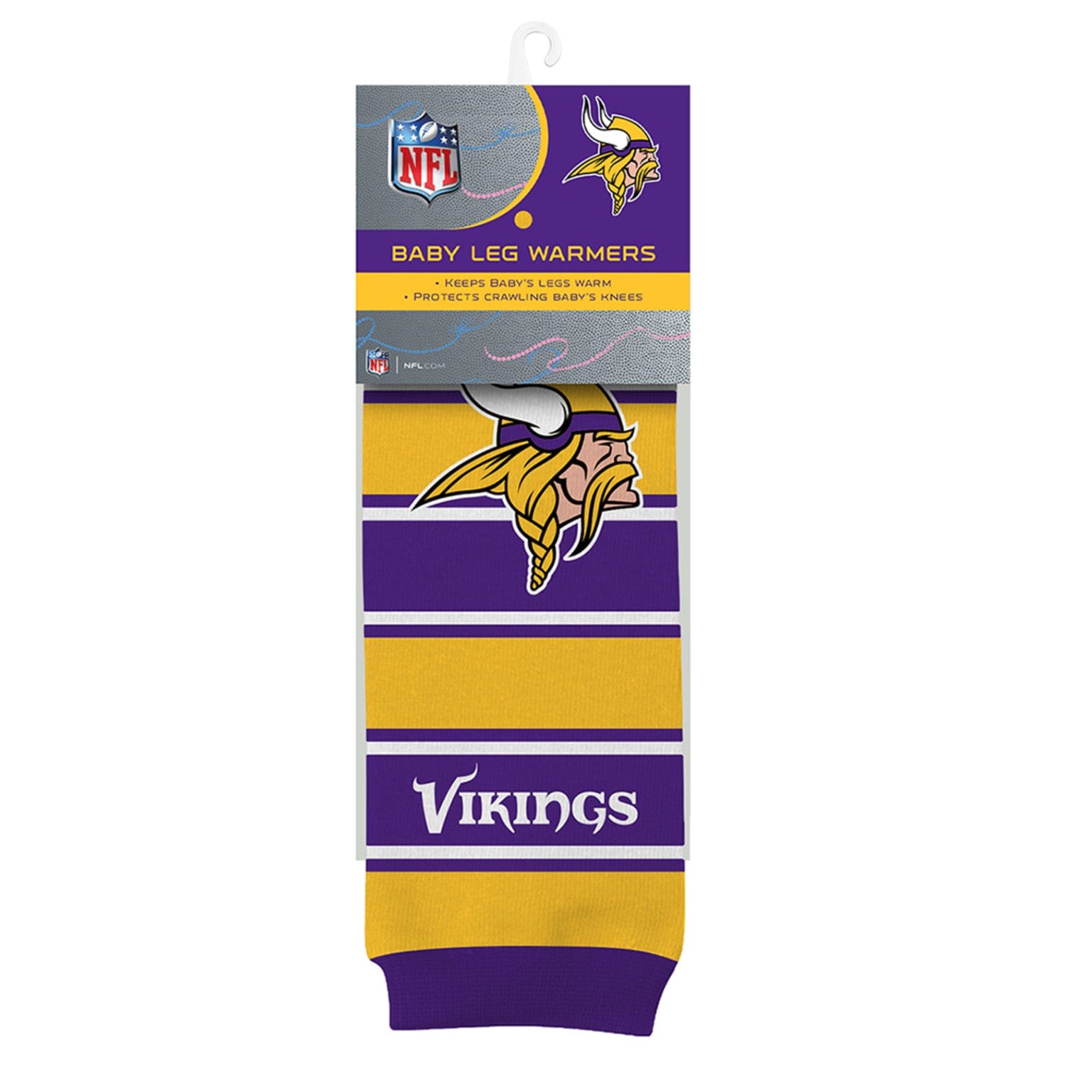 Minnesota Vikings Baby Leg Warmers - Adorable Team Spirit for Your Little Fan - Sports Gifts, Sports Memorabilia, Sports Collectibles, Fan Shop
