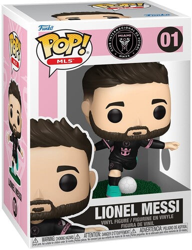 FUNKO POP! MLS: Inter Miami - Lionel Messi - Sports Collectibles, Sports Memorabilia, Sports Fan Shop, Sports Gifts
