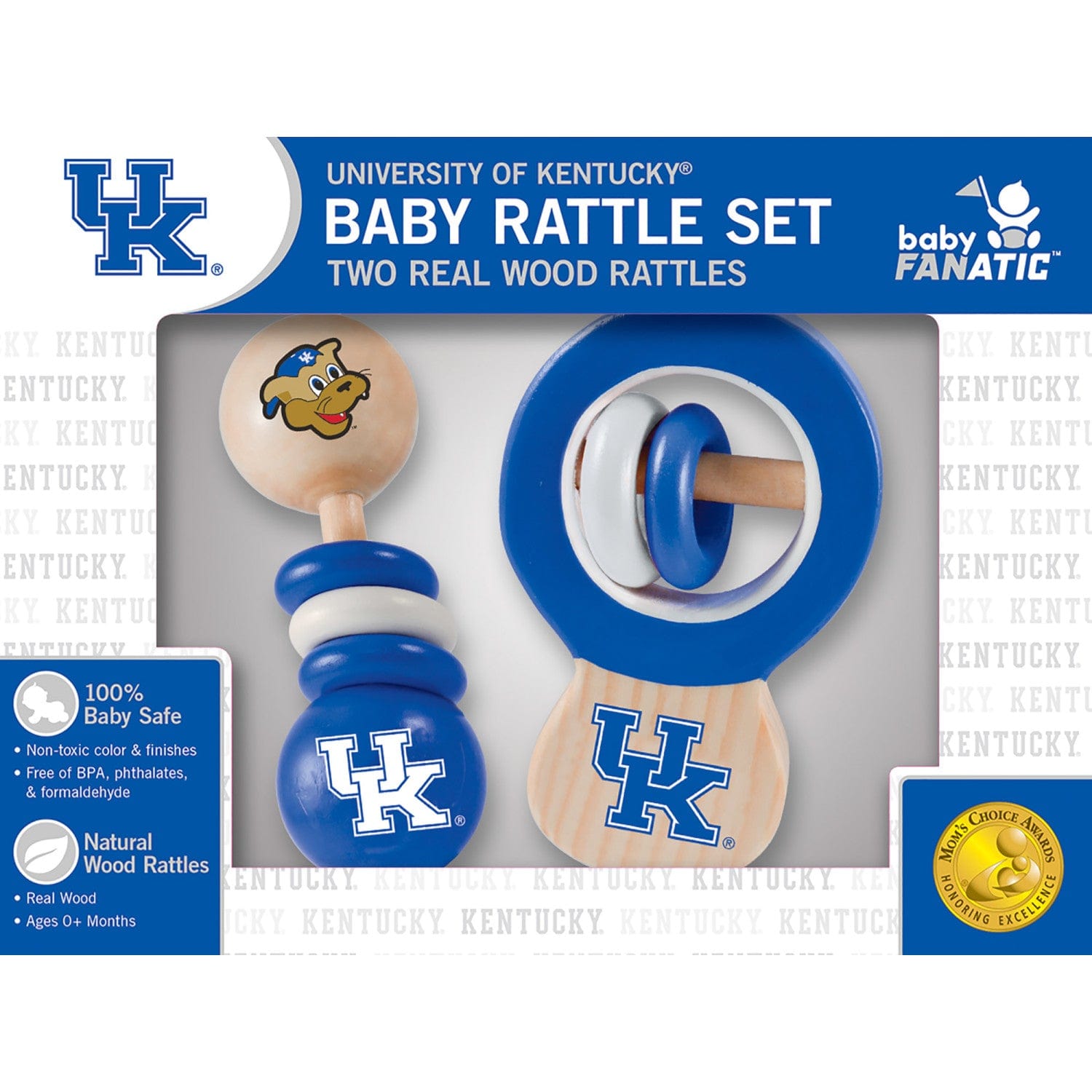 Kentucky Wildcats Baby Rattles 2-Pack - Sports Gifts, Sports Memorabilia, Sports Collectibles, Fan Shop