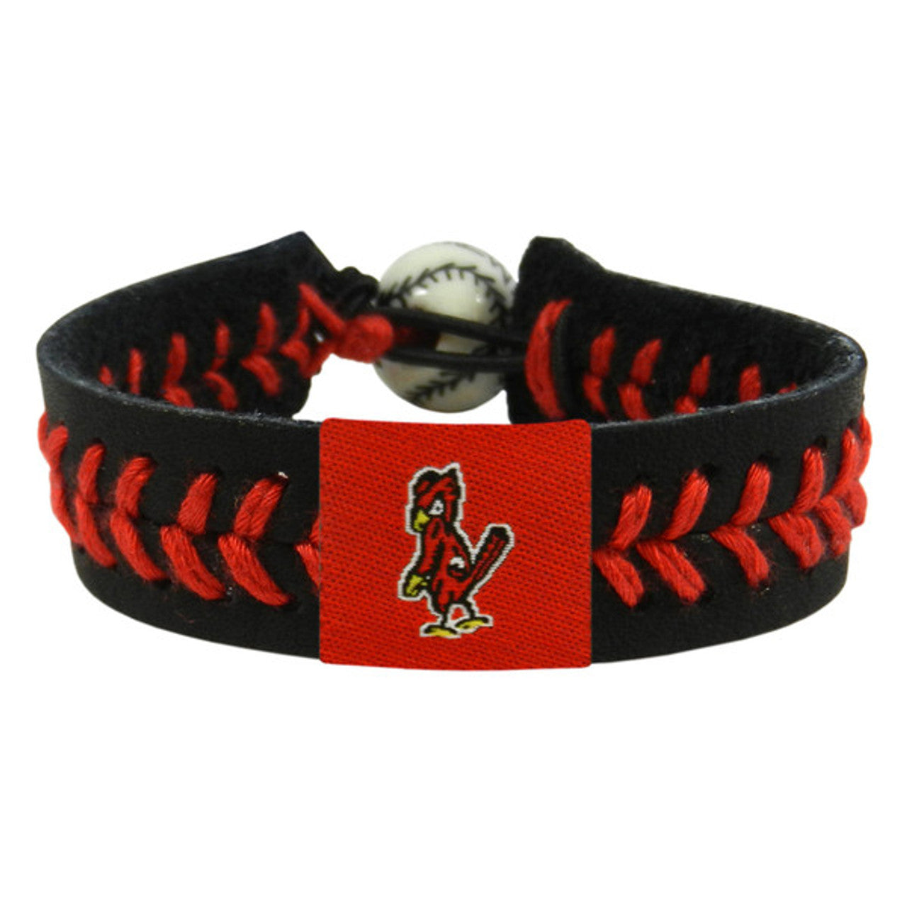 St. Louis Cardinals Bracelet Team Color Baseball Angry Bird Black CO - Sports Collectibles, Sports Memorabilia, Sports Fan Shop, Sports Gifts
