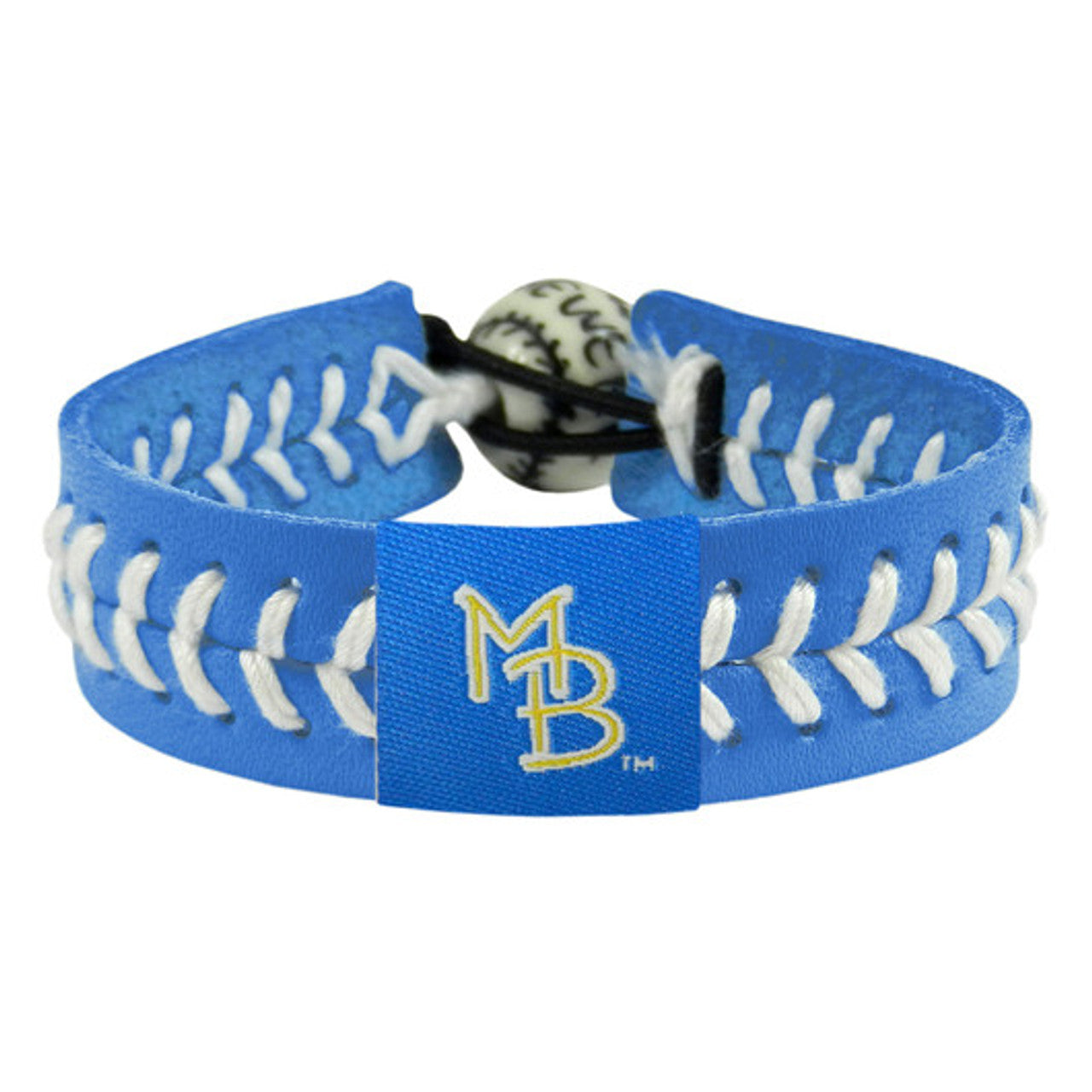 Myrtle Beach Pelicans Bracelet Team Color Baseball CO - Sports Collectibles, Sports Memorabilia, Sports Fan Shop, Sports Gifts