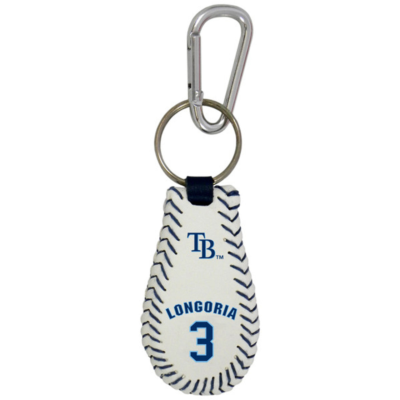 Tampa Bay Rays Keychain Classic Baseball Evan Longoria CO - Sports Collectibles, Sports Memorabilia, Sports Fan Shop, Sports Gifts