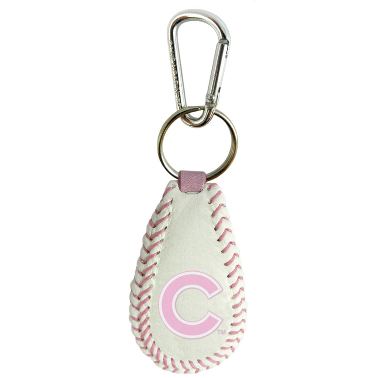 Chicago Cubs Keychain Baseball Pink CO - Sports Collectibles, Sports Memorabilia, Sports Fan Shop, Sports Gifts