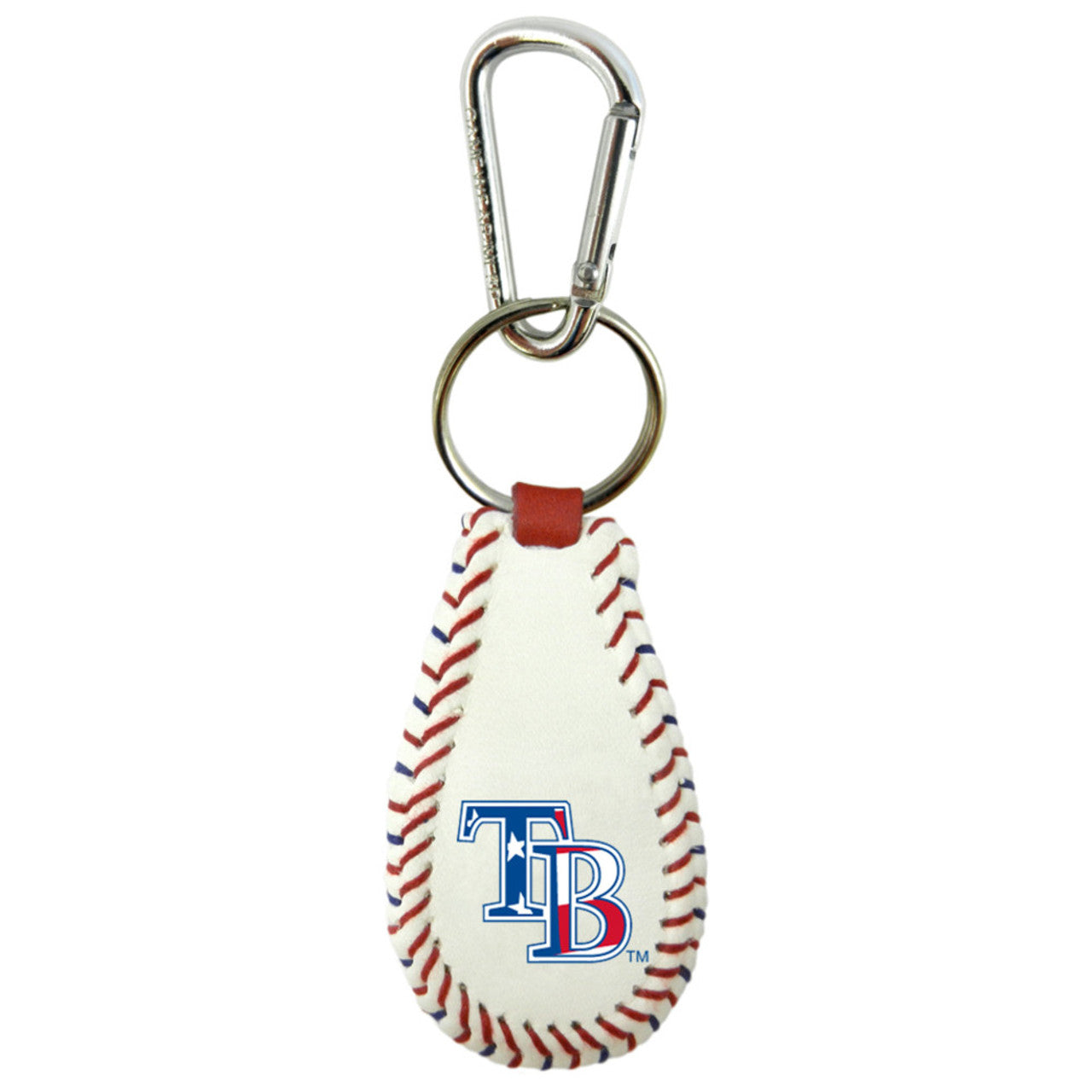 Tampa Bay Rays Keychain Baseball Stars and Stripes CO - Sports Collectibles, Sports Memorabilia, Sports Fan Shop, Sports Gifts
