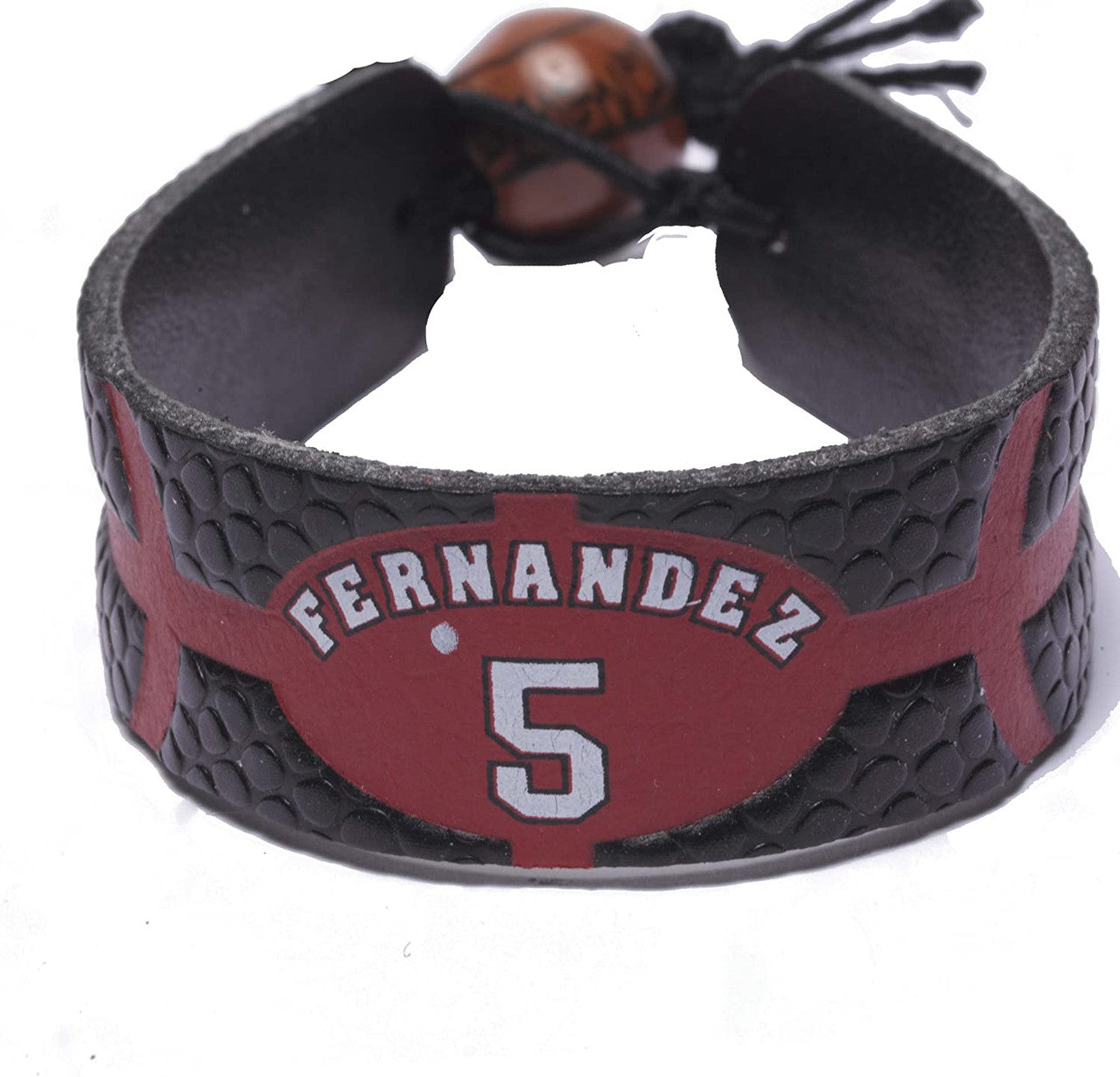 Portland Trail Blazers Bracelet Team Color Basketball Rudy Fernandez - Sports Collectibles, Sports Memorabilia, Sports Fan Shop, Sports Gifts