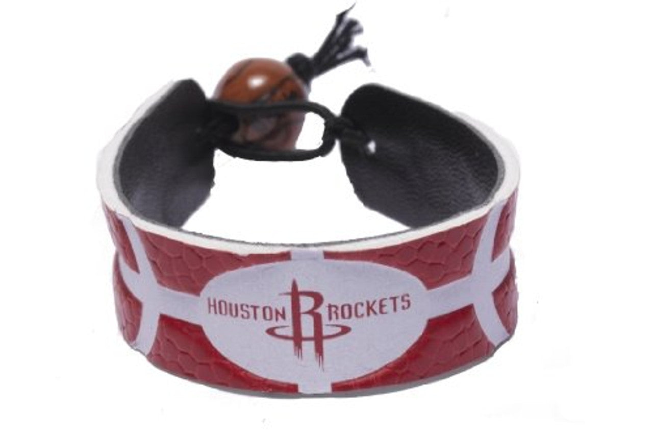 Houston Rockets Bracelet Team Color Basketball CO - Sports Collectibles, Sports Memorabilia, Sports Fan Shop, Sports Gifts
