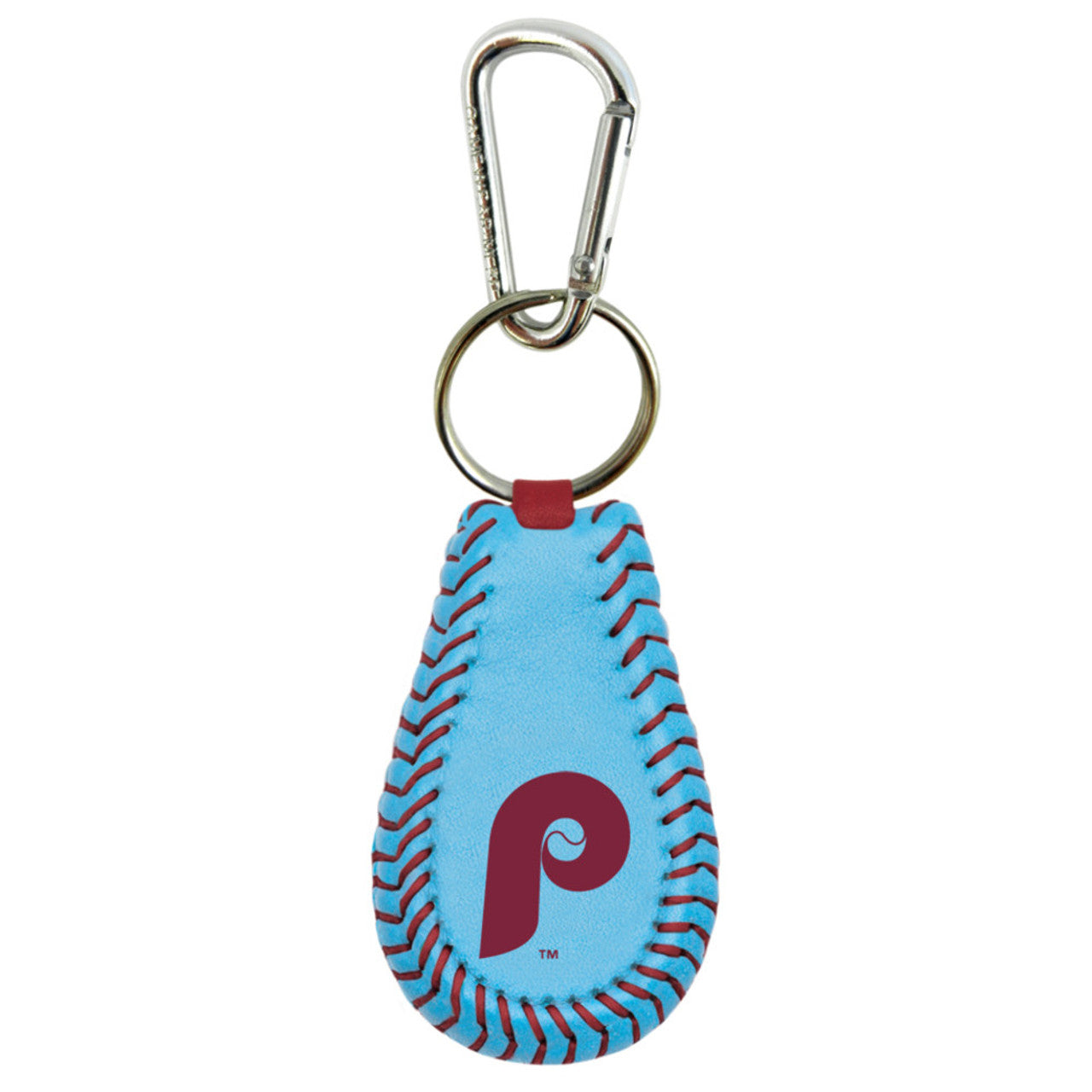 Philadelphia Phillies Keychain Team Color Baseball Retro P Logo CO - Sports Collectibles, Sports Memorabilia, Sports Fan Shop, Sports Gifts