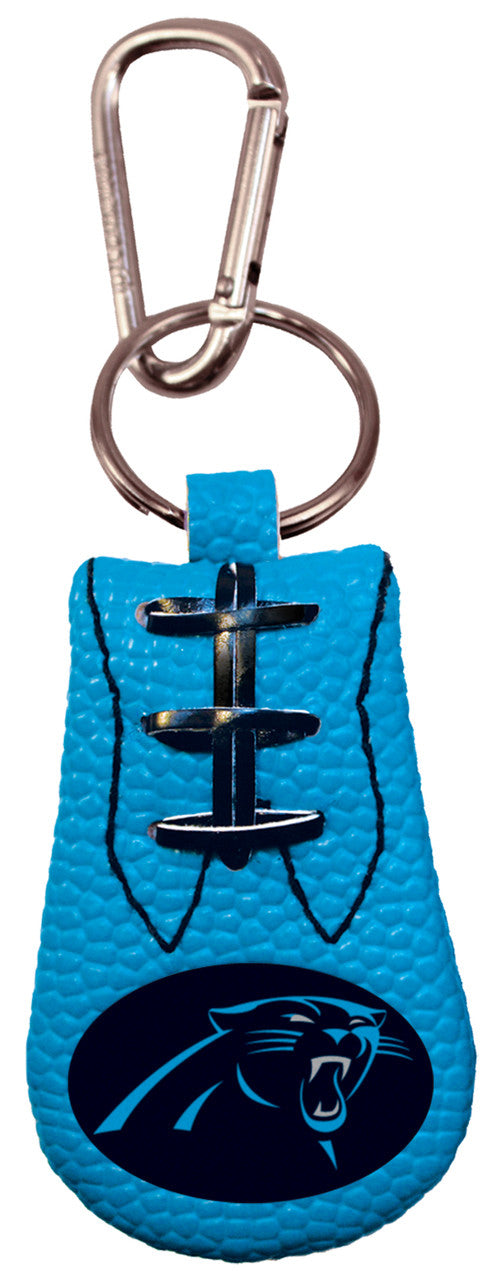 Carolina Panthers Keychain Team Color Football CO - Sports Collectibles, Sports Memorabilia, Sports Fan Shop, Sports Gifts