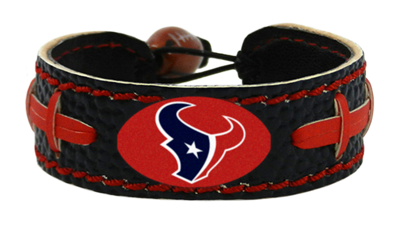 Houston Texans Bracelet Team Color Football CO - Sports Collectibles, Sports Memorabilia, Sports Fan Shop, Sports Gifts