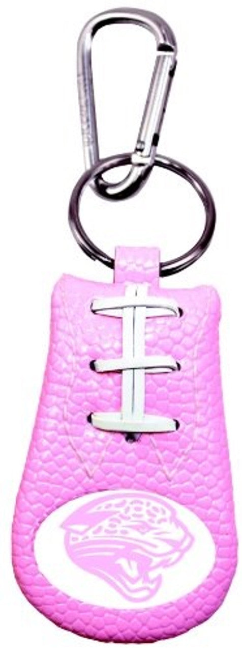 Jacksonville Jaguars Keychain Pink Football CO - Sports Collectibles, Sports Memorabilia, Sports Fan Shop, Sports Gifts
