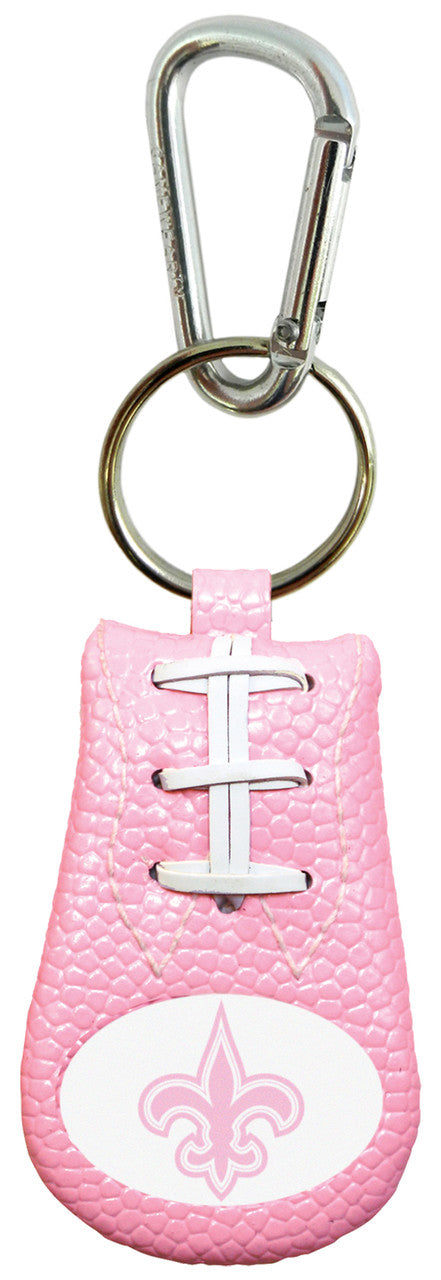 New Orleans Saints Keychain Pink Football CO - Sports Collectibles, Sports Memorabilia, Sports Fan Shop, Sports Gifts