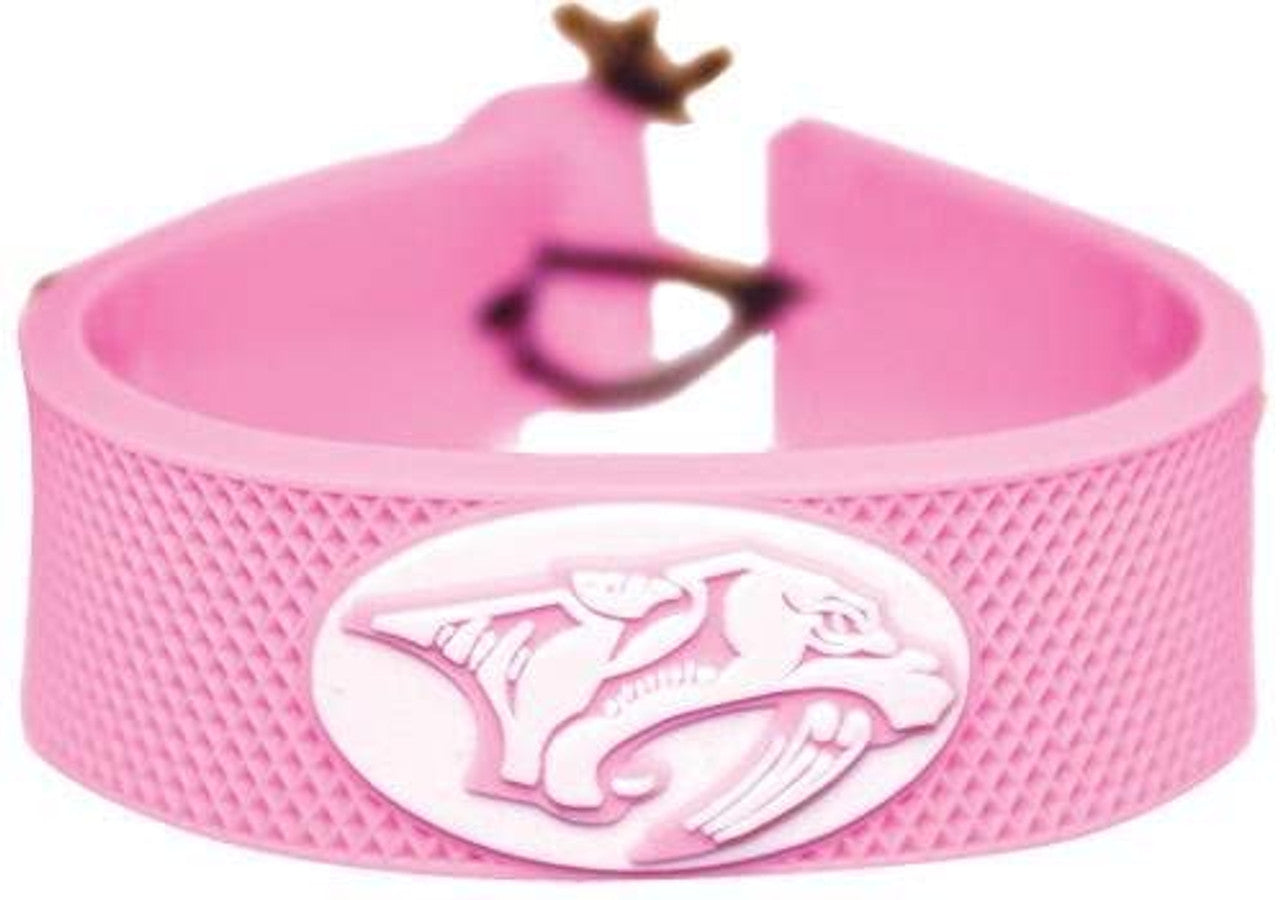 Nashville Predators Bracelet Pink Hockey CO - Sports Collectibles, Sports Memorabilia, Sports Fan Shop, Sports Gifts