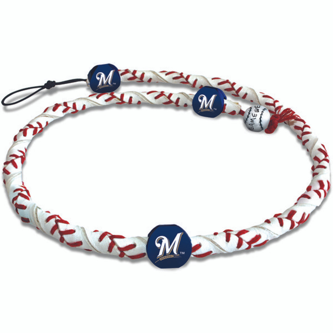 Milwaukee Brewers Necklace Classic Frozen Rope Baseball CO - Sports Collectibles, Sports Memorabilia, Sports Fan Shop, Sports Gifts