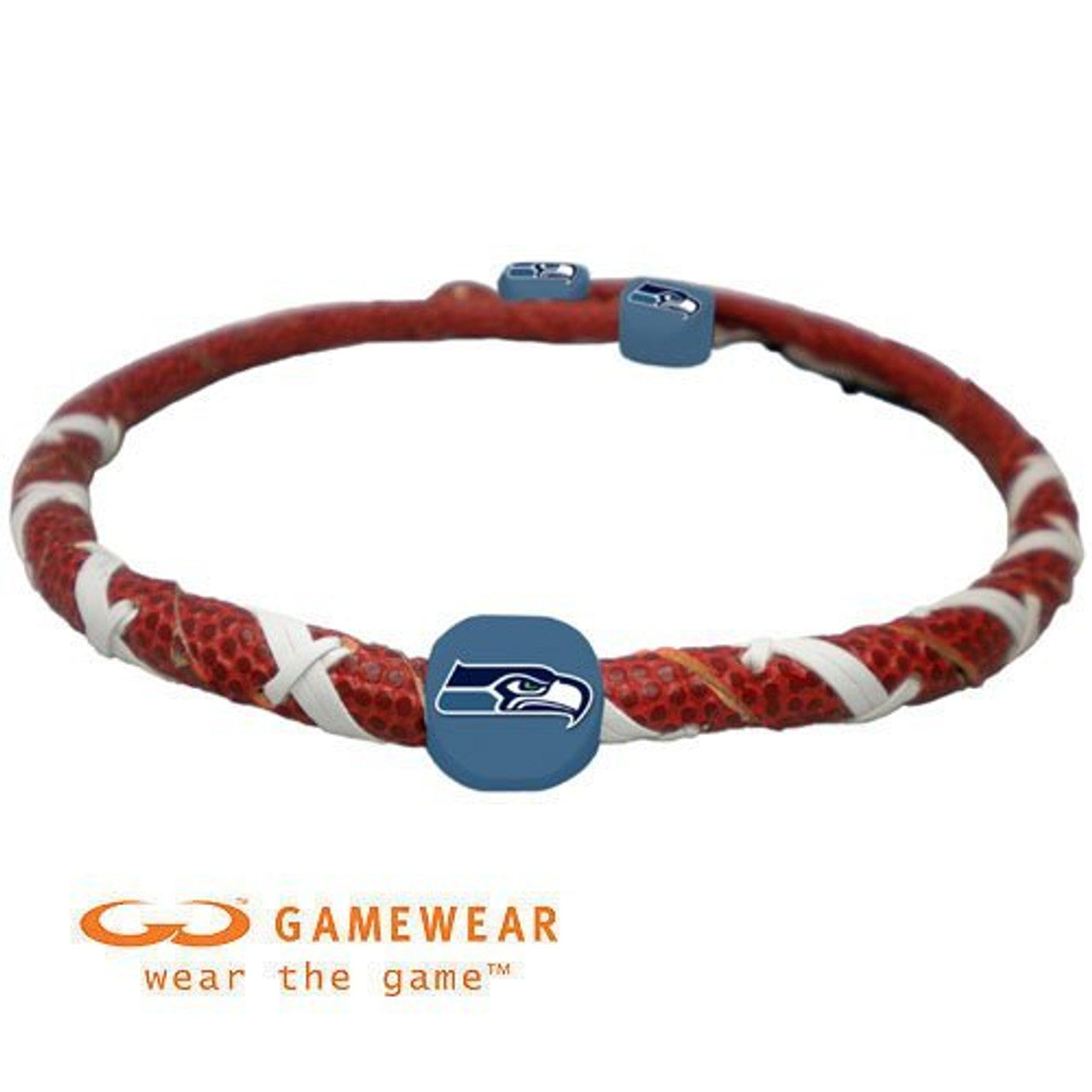 Seattle Seahawks Necklace Spiral Football CO - Sports Collectibles, Sports Memorabilia, Sports Fan Shop, Sports Gifts