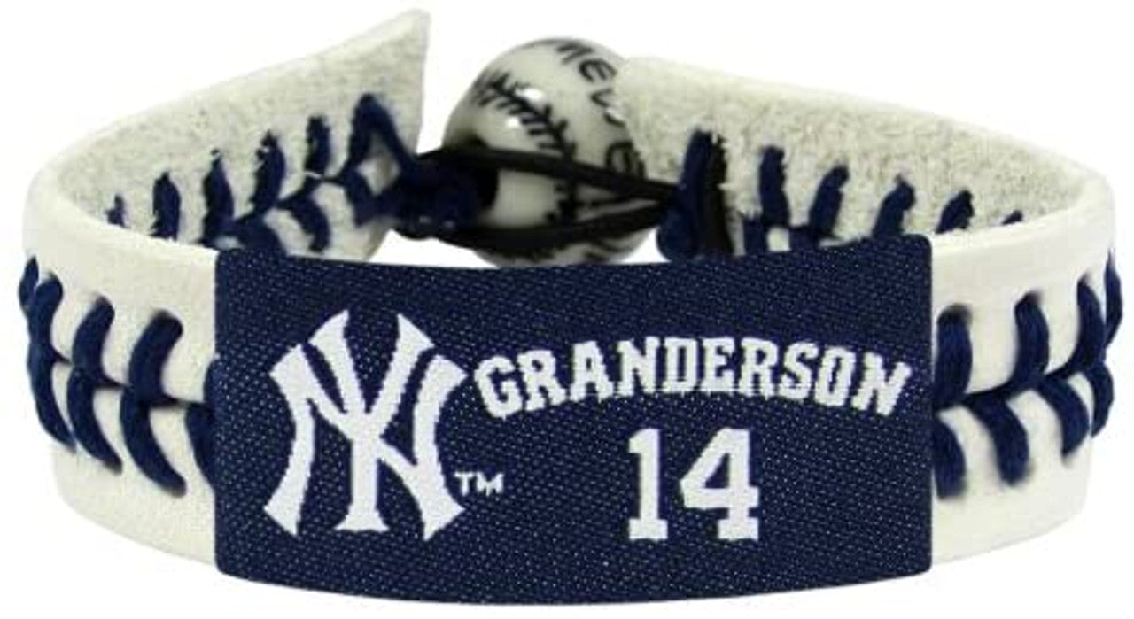 New York Yankees Bracelet Genuine Baseball Curtis Granderson CO - Sports Collectibles, Sports Memorabilia, Sports Fan Shop, Sports Gifts