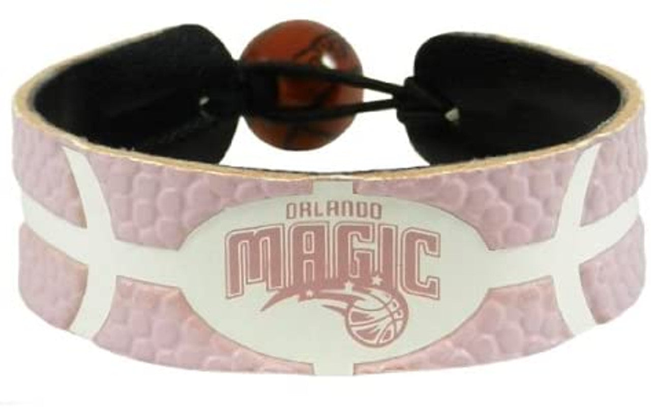 Orlando Magic Bracelet Team Color Basketball Pink CO - Sports Collectibles, Sports Memorabilia, Sports Fan Shop, Sports Gifts
