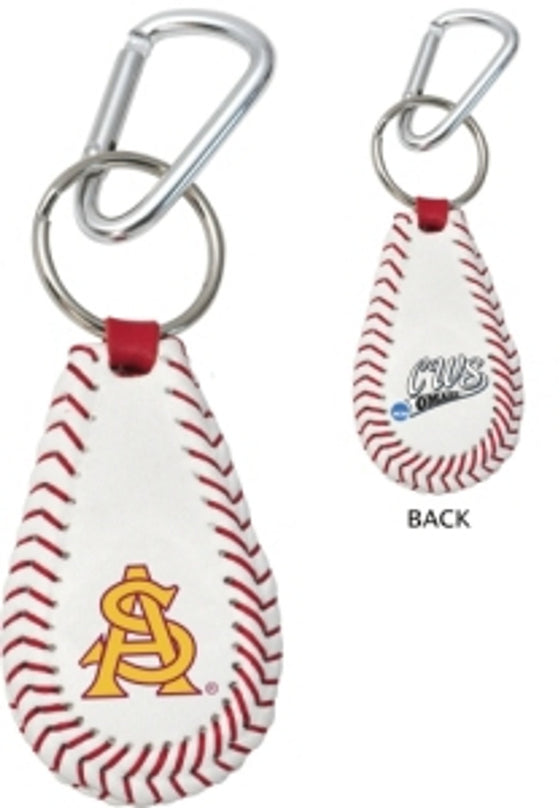Arizona State Sun Devils Keychain Classic Baseball 2010 College World Series CO - Sports Collectibles, Sports Memorabilia, Sports Fan Shop, Sports Gifts