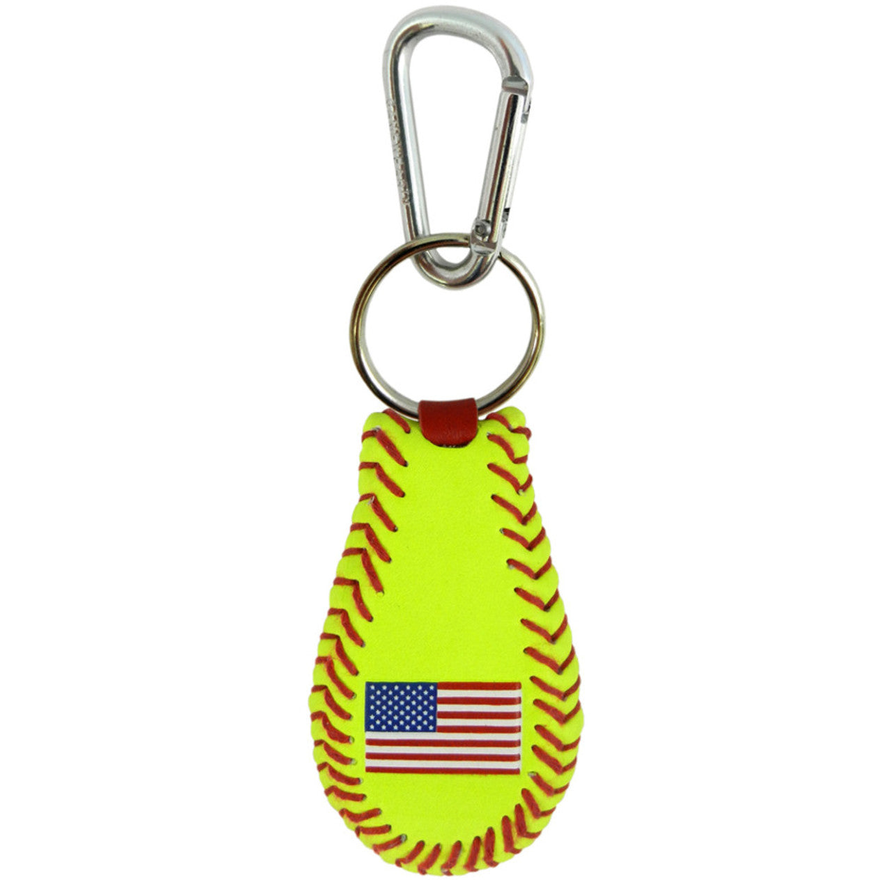American Flag Keychain Classic Softball CO - Sports Collectibles, Sports Memorabilia, Sports Fan Shop, Sports Gifts