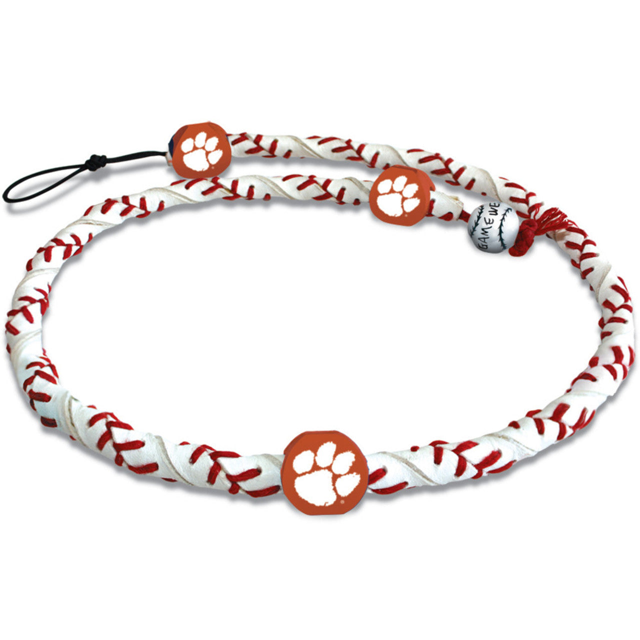 Clemson Tigers Necklace Frozen Rope Classic Baseball CO - Sports Collectibles, Sports Memorabilia, Sports Fan Shop, Sports Gifts