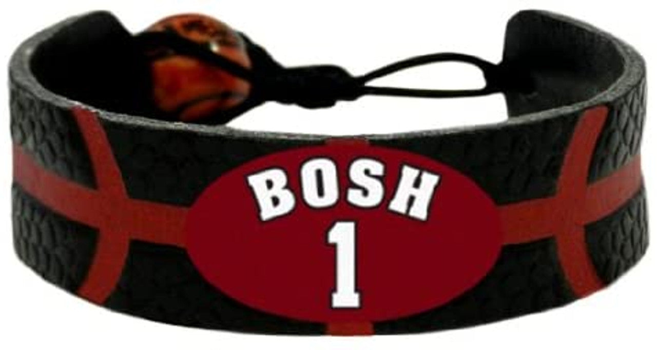 Miami Heat Bracelet Team Color Basketball Chris Bosh CO - Sports Collectibles, Sports Memorabilia, Sports Fan Shop, Sports Gifts