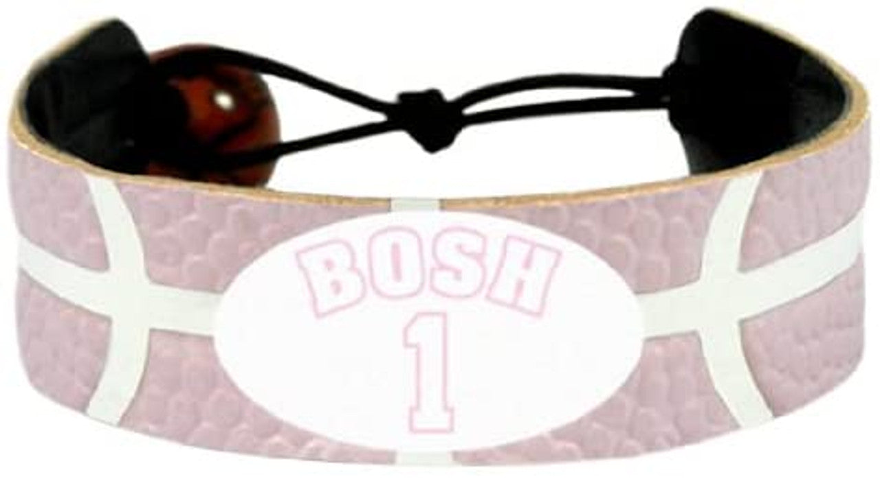 Miami Heat Bracelet Team Color Basketball Pink Chris Bosh CO - Sports Collectibles, Sports Memorabilia, Sports Fan Shop, Sports Gifts